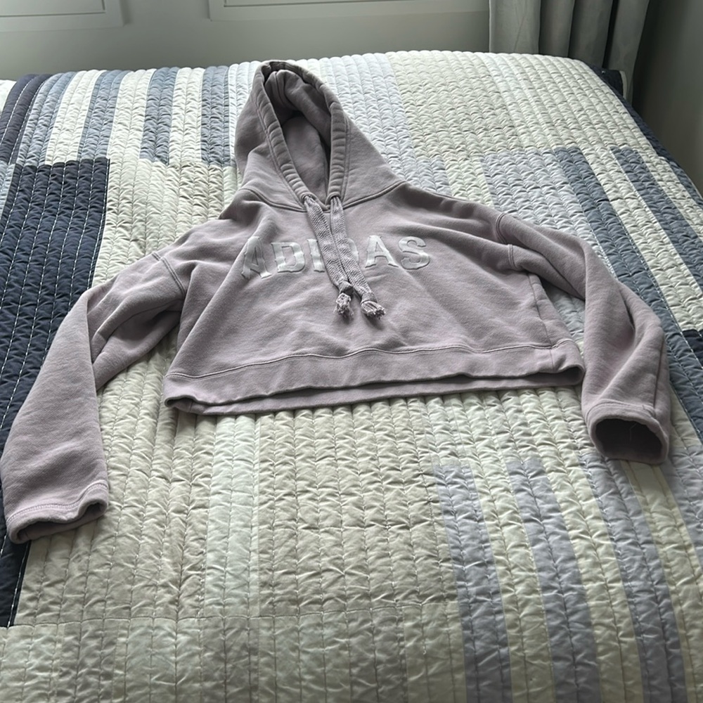 Lavender adidas hoodie